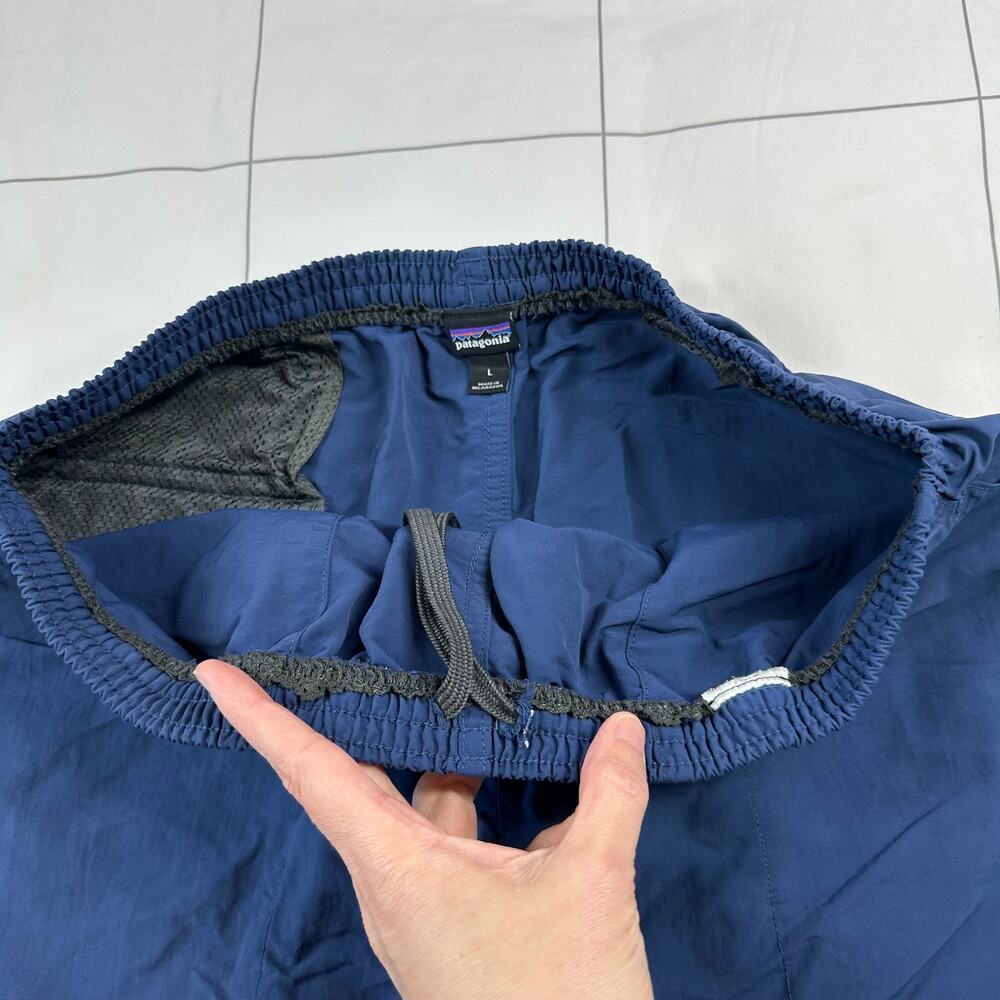 Patagonia Baggies Shorts Mens Large Blue 5" Athletic Hiking Travel Nylon Camp - Picture 4 of 11